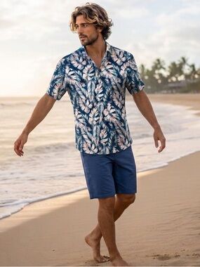 Cremieux Supima Cotton Short Sleeve Shirt Men’s Medium NWT Floral Print